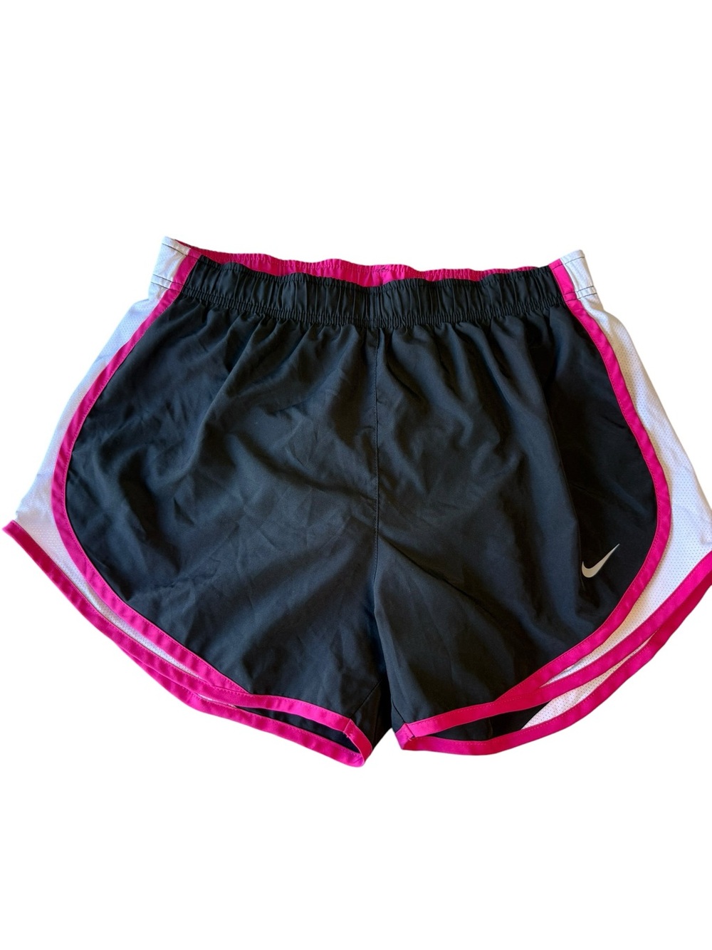 Nike Women’s‎ Black Athletic Shorts with Pink and White Accents